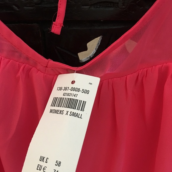 NWT Abercrombie Cold Shoulder Peasant Blouse - Picture 4 of 5