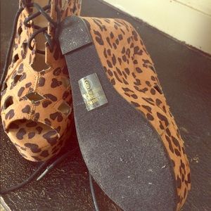 Wedge Heels Leopard color