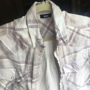 BDG Urban Outfitters Flannel with lace trim/lining