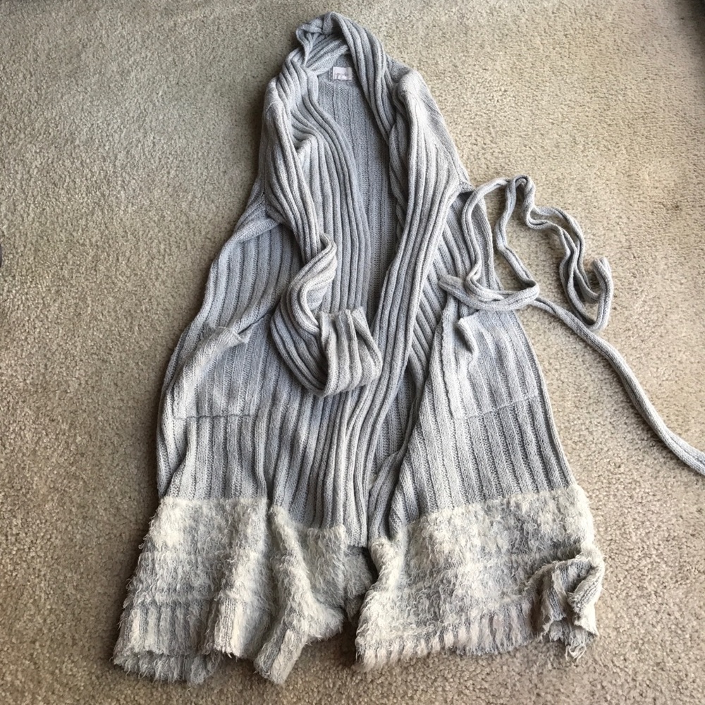 Lemon Knit Robe