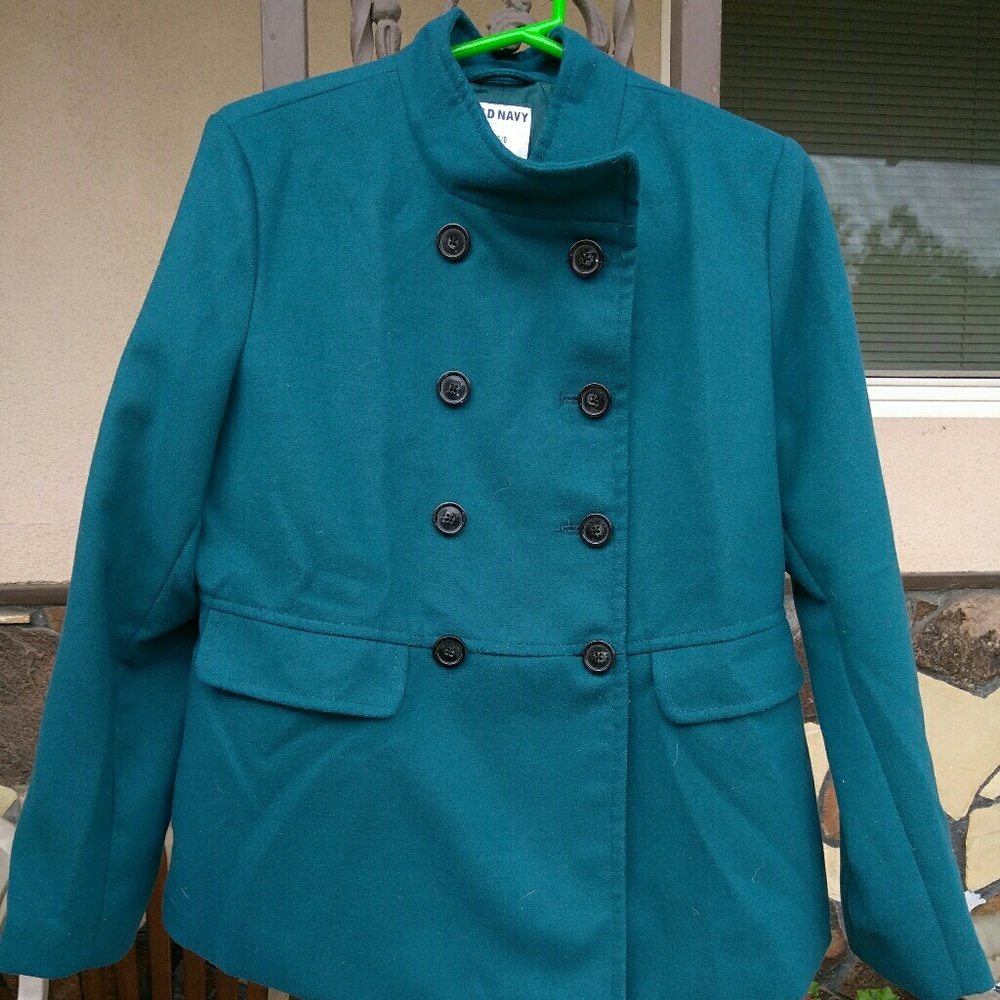 OLD NAVy Teal PeaCoat