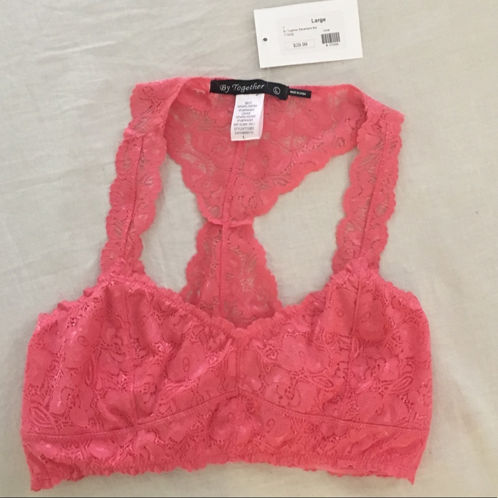 Racerback Lace Bralette!