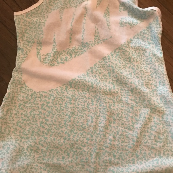 Super Cute Nike Tank for Girls! Gathered Racerback - Picture 4 of 5