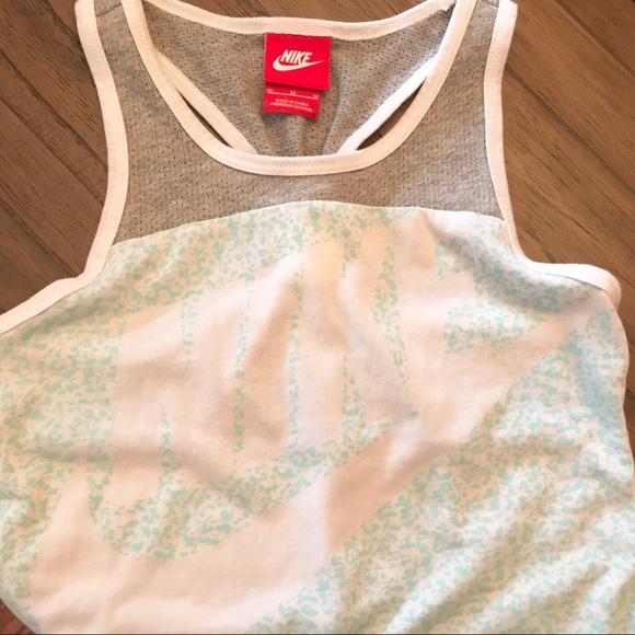 Super Cute Nike Tank for Girls! Gathered Racerback - Picture 5 of 5