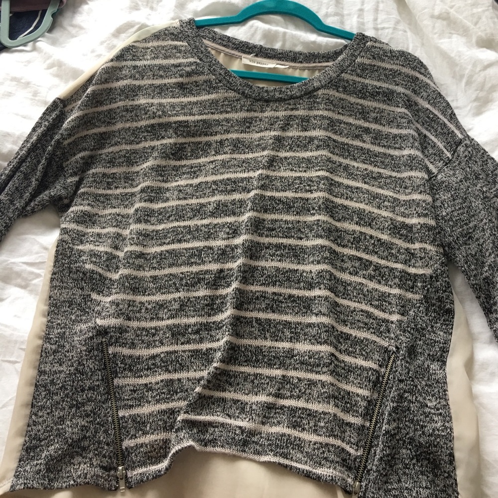 Blu Pepper long sleeve shirt with mesh back