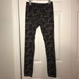 Printed Rose Leggings