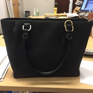 Dagne Dover Midi Tote with dust bag Onyx