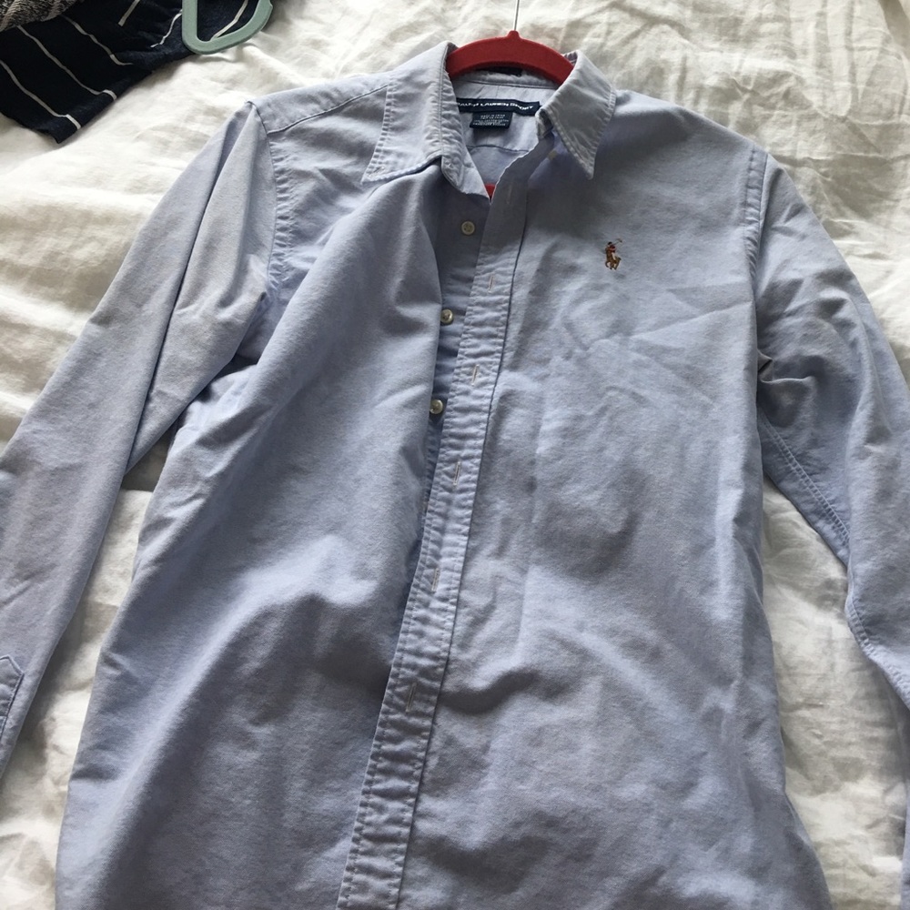 Light blue Ralph Lauren Sport button up