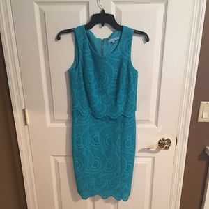 Antonio Melani Scallop Hem Dress