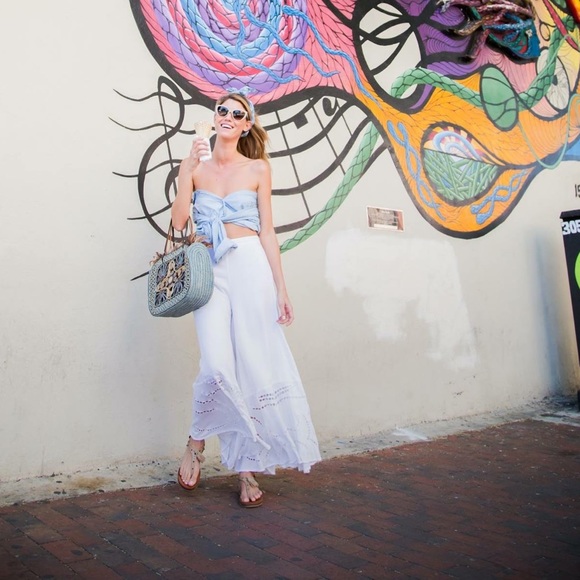 Studded Tassel Slingback Boho Sandals - Picture 4 of 5