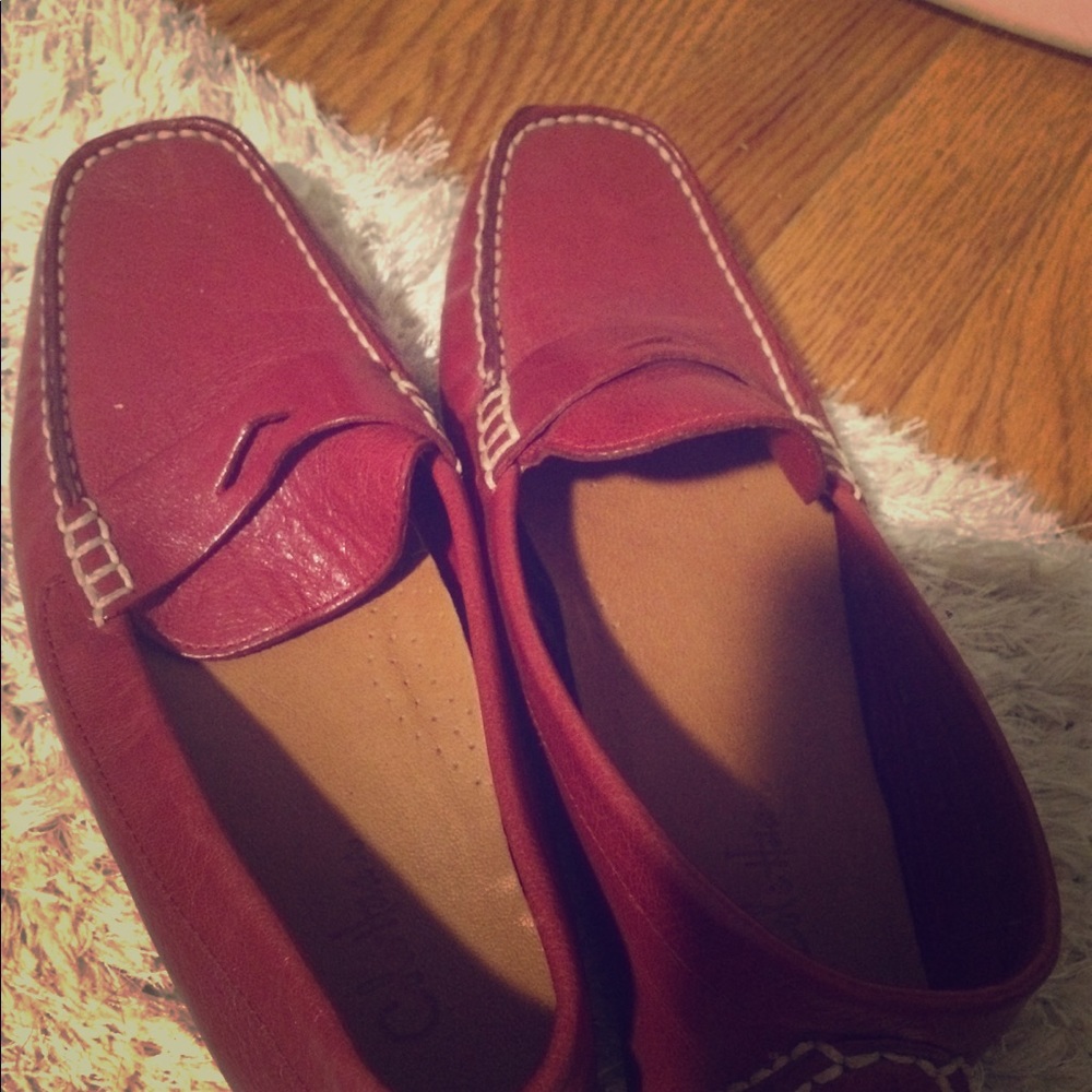 Cole Haan Burgundy Loafers.