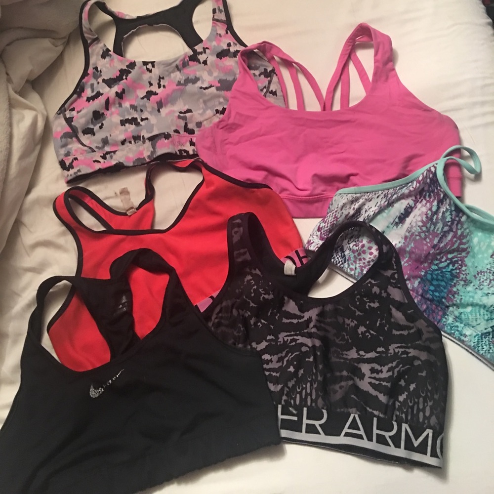 Sports bra lot - lululemon, Nike, under armor, VS