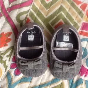 Gray baby flats -carters
