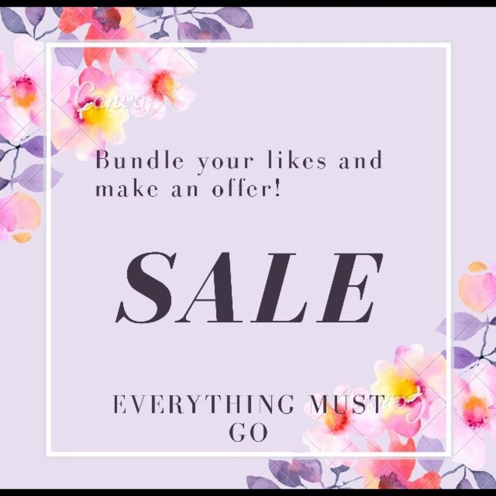 Get great deals. Clearing out sale!