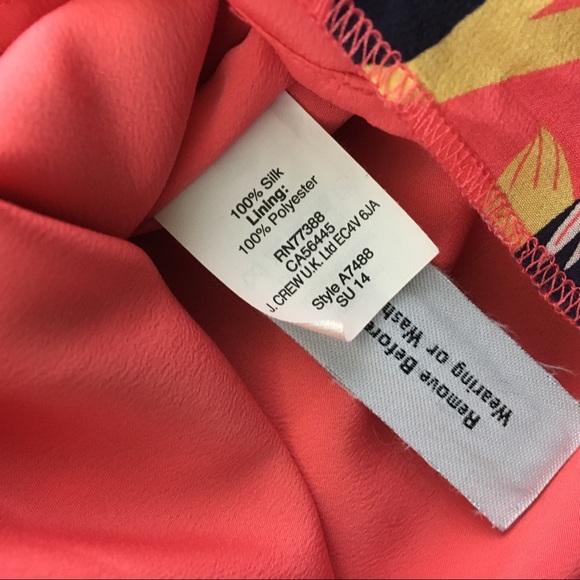 J. Crew Twist-Back Top In Hibiscus Floral Silk - Picture 6 of 8