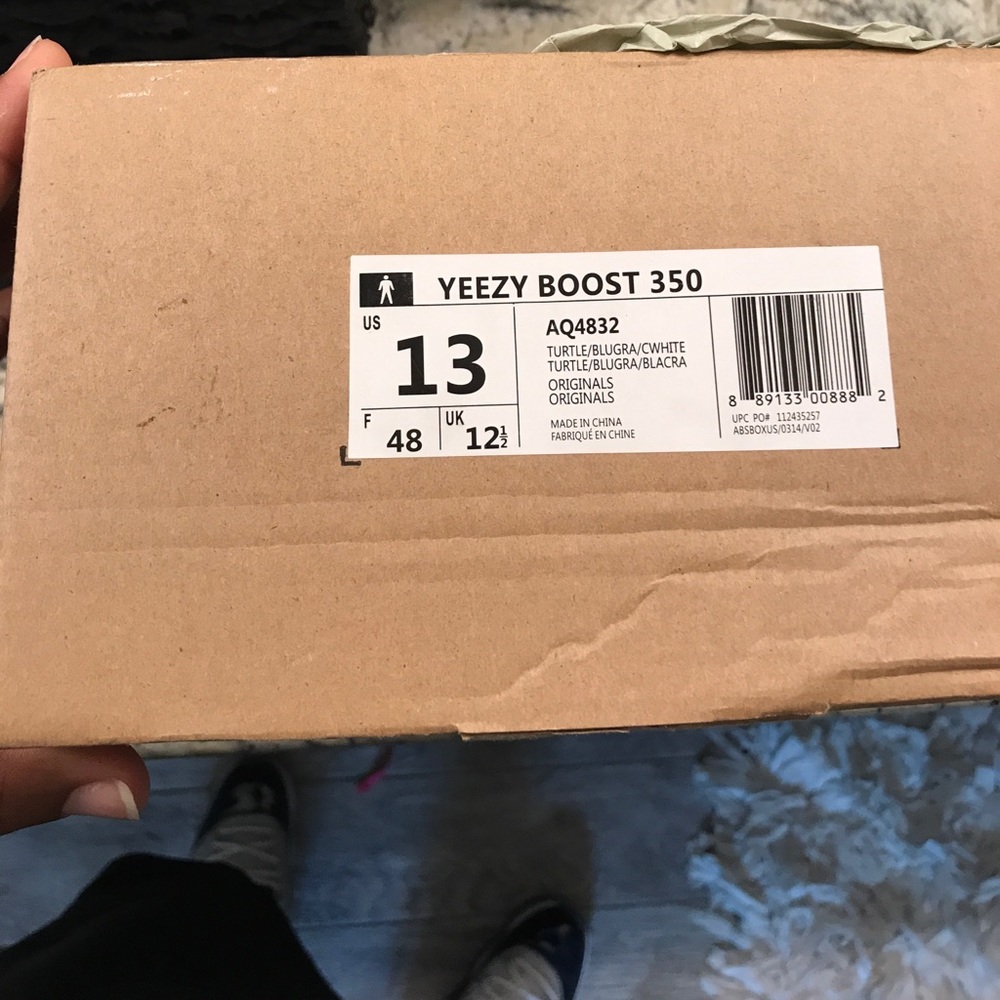 Yeezy turtle dove size 13 DS