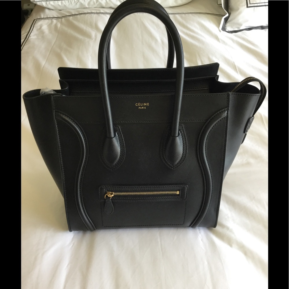 Sold$$Celine mini luggage tote