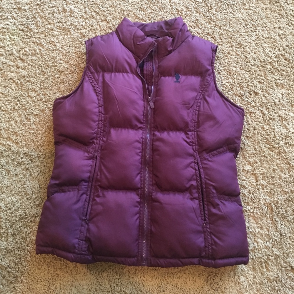 Purple Puffer Vest