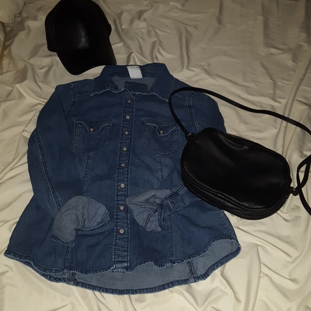 Denim top