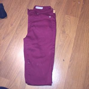 High waisted jeggings