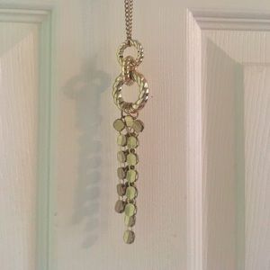 Gold link necklace