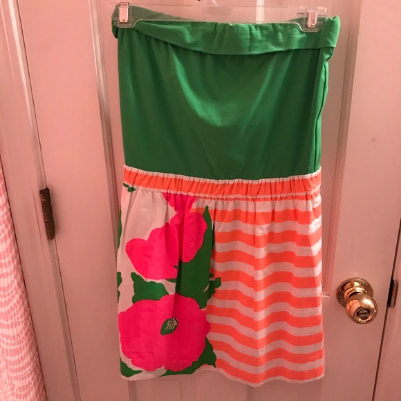 Strapless Lilly Pulitzer Dress - Picture 1 of 2