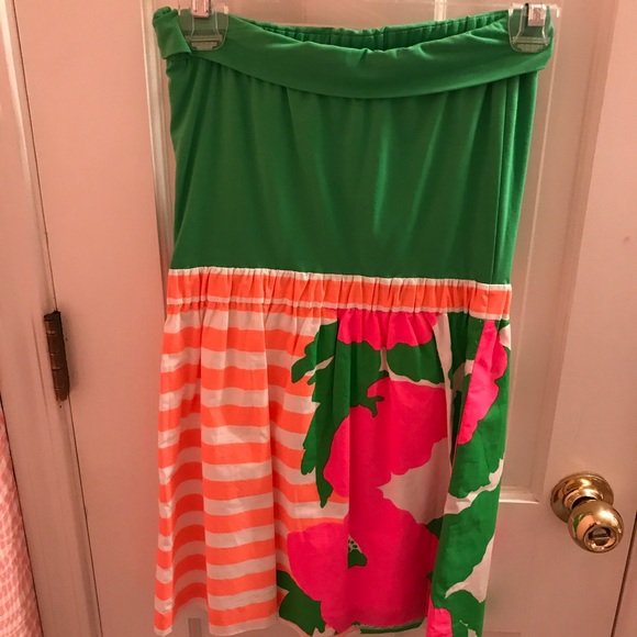 Strapless Lilly Pulitzer Dress - Picture 2 of 2