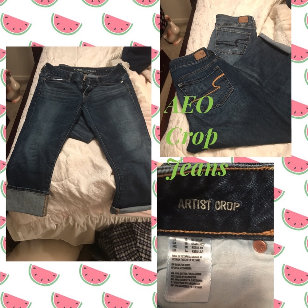 American Eagle Crop Jeans👖
