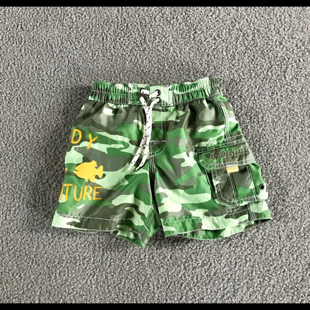 💦EUC gap kids camouflage swim trunks