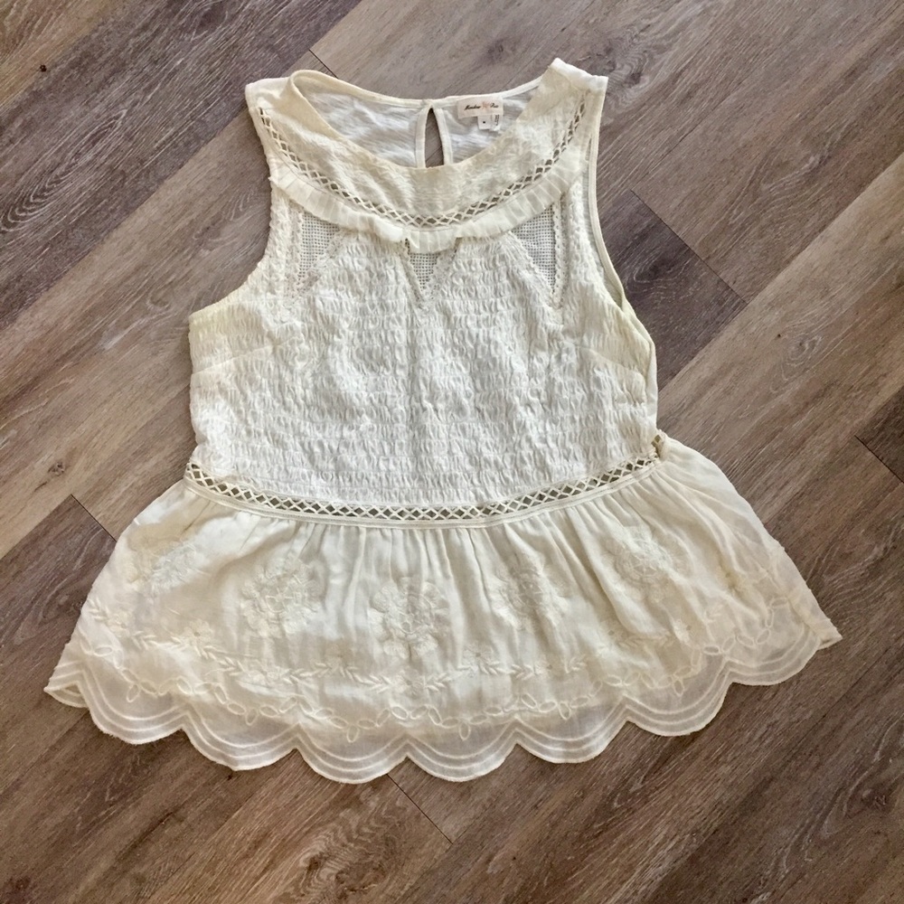 Anthropologie Peplum Top