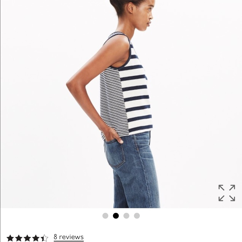 Madewell Coastland tank top in stripe