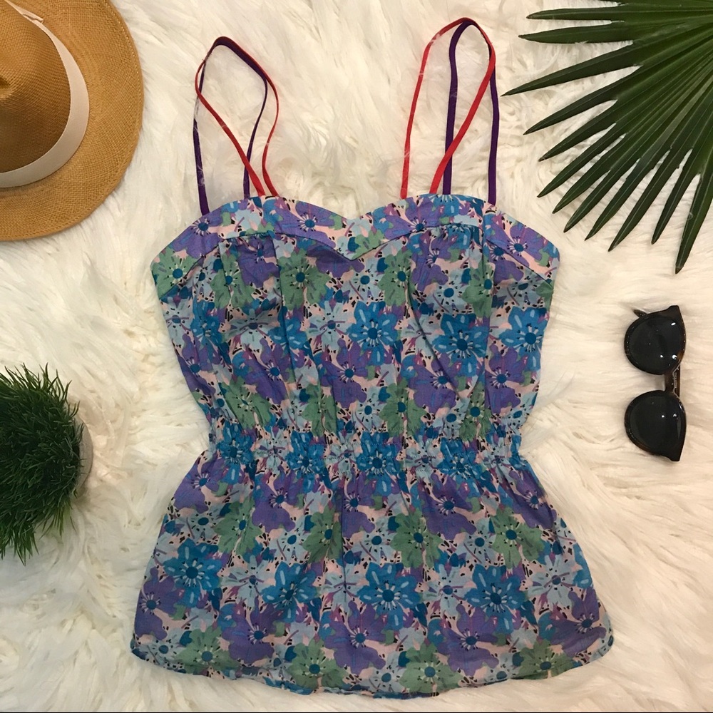 Marc Jacobs Statement Floral Garden Summer Top