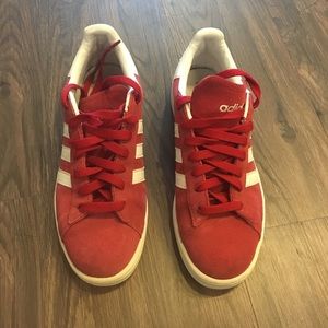 Adidas campus shoes red
