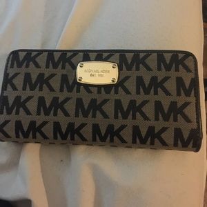 Black MK wallet