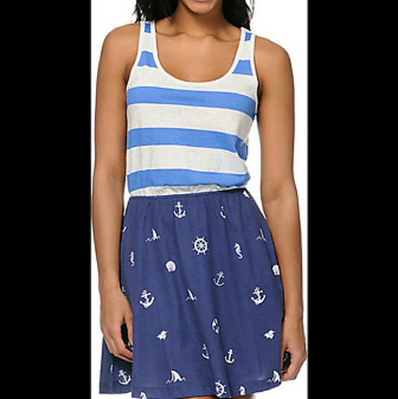 Glamour Kills Dresses & Skirts - NWT Glamour Kills Nautical tank dress