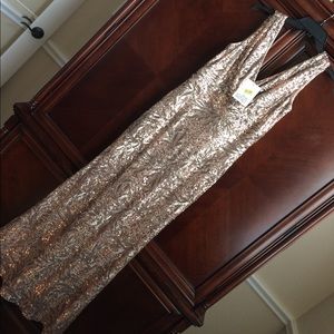 Sequin floor length gown