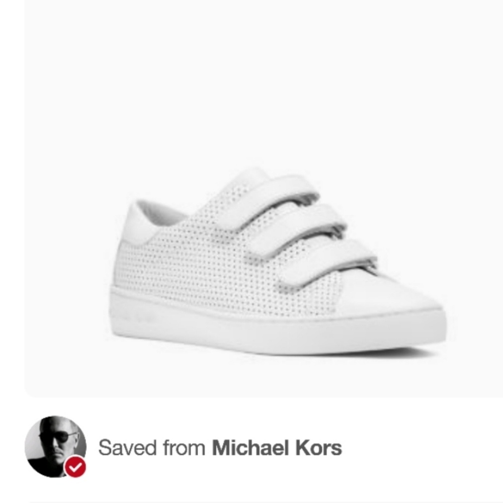 Michael Kors White Leather Sneakers size 7