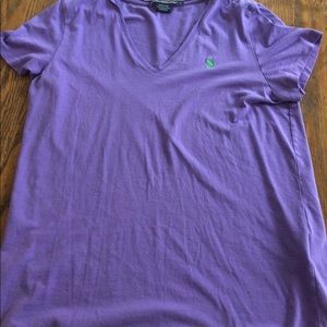 Purple polo t shirt
