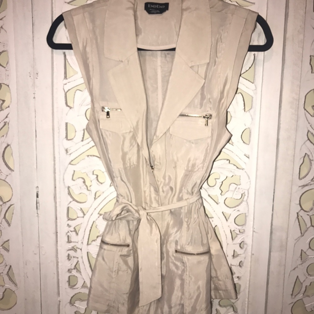 Bebe suede vest