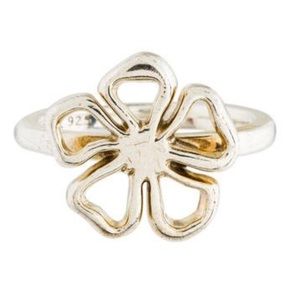 Tiffany & Co. Silver Flower Ring