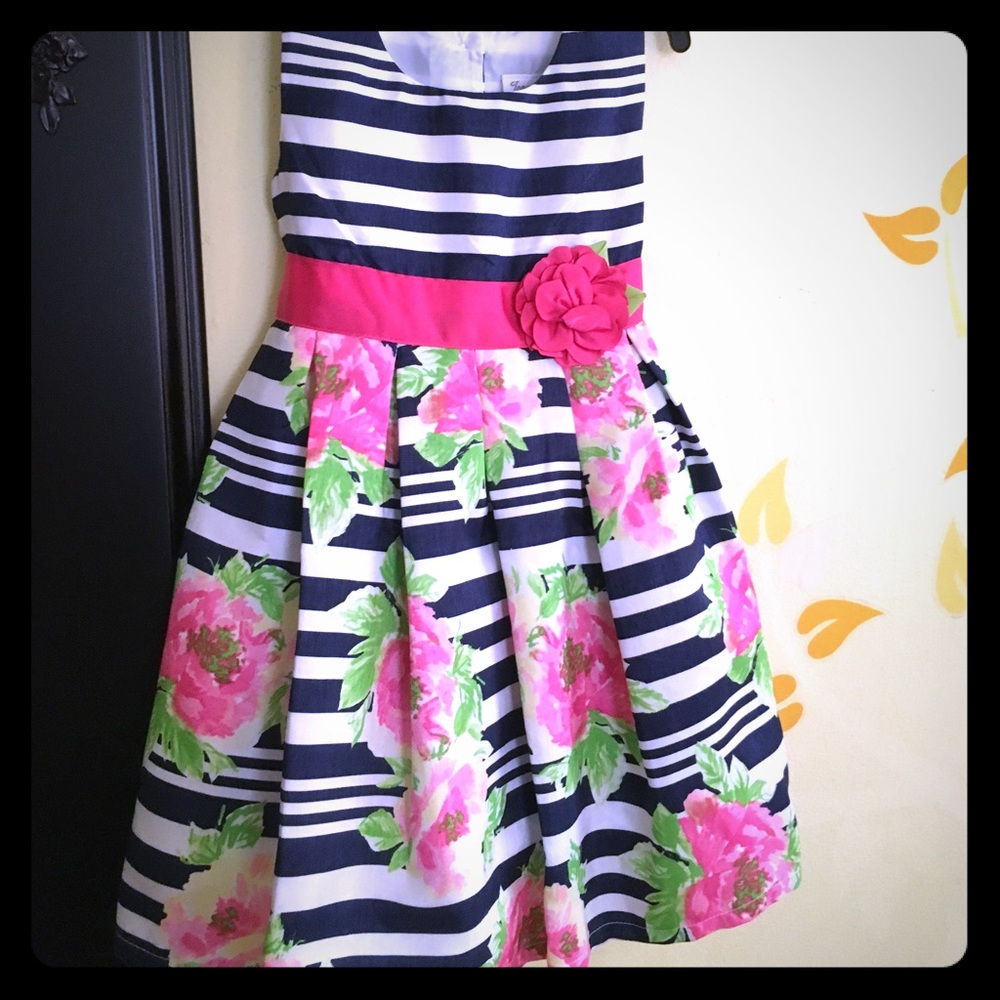 Fancy Floral Toddler Dress