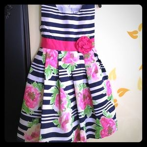 Fancy Floral Toddler Dress