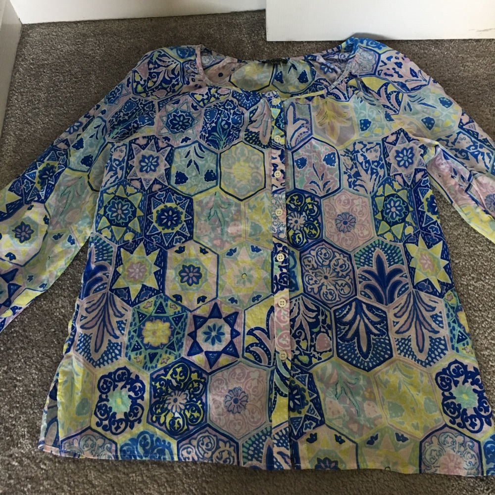 Talbots colorful top