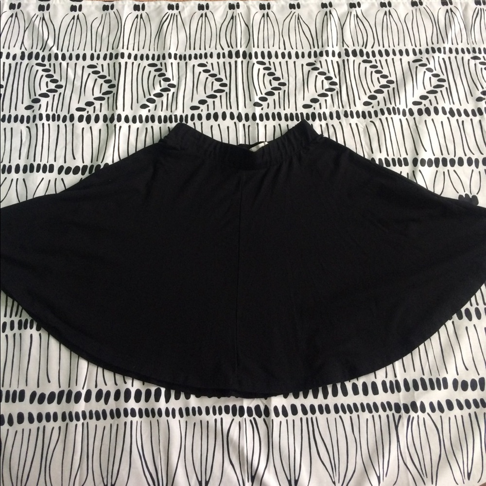 Simple Girls Black Circle Skirt