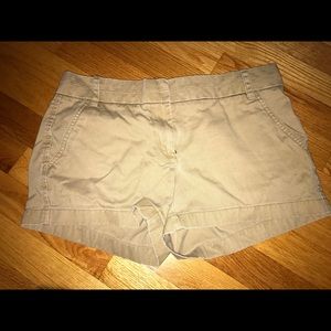 J. Crew 3" chino shorts sz 4