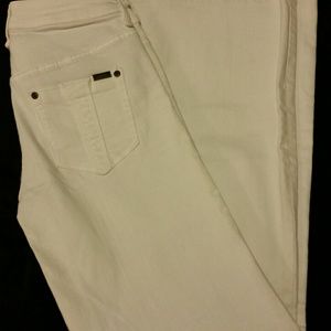 Burberry Brit white wide leg denim...size 27