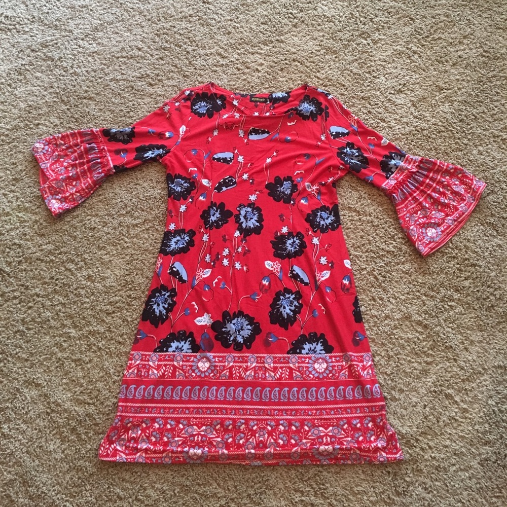 Cute Dress with Bell Sleeves