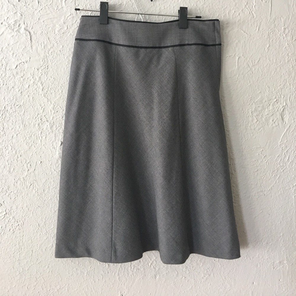 H&M gray work skirt