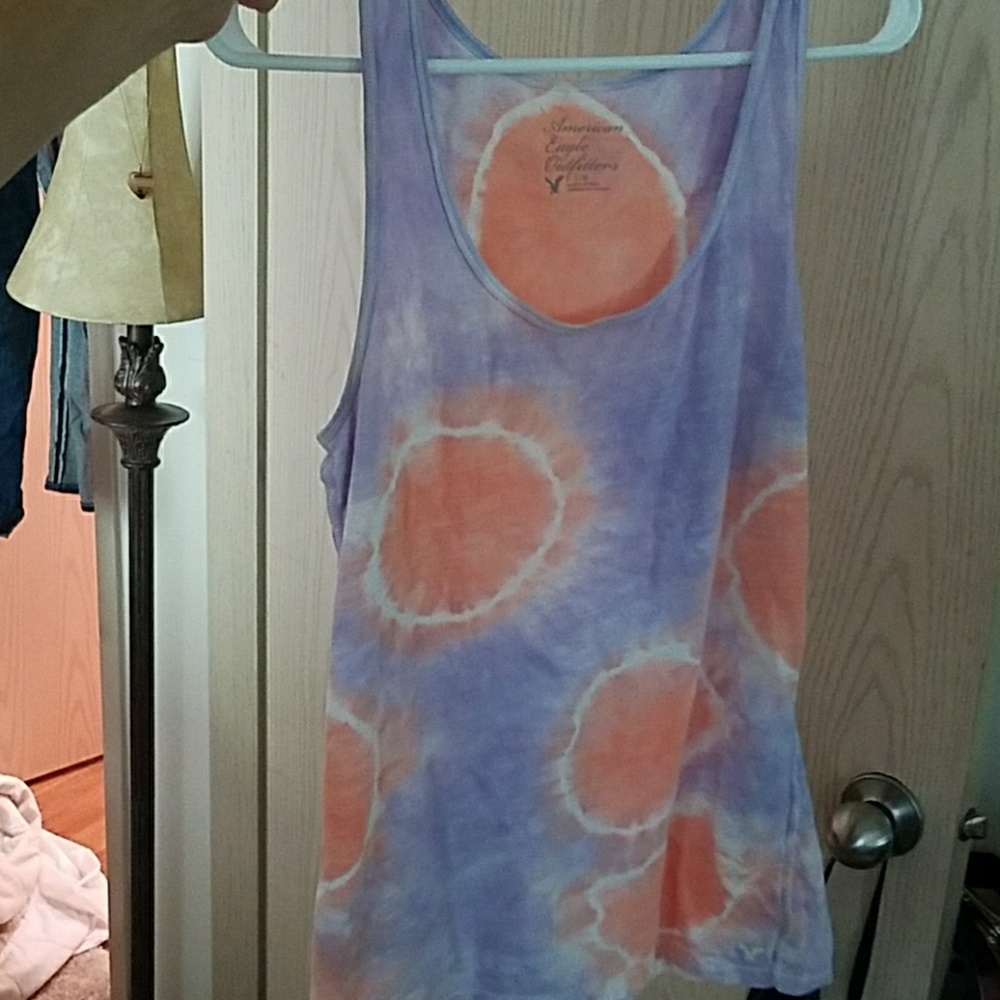 American Eagle tank top tie dye