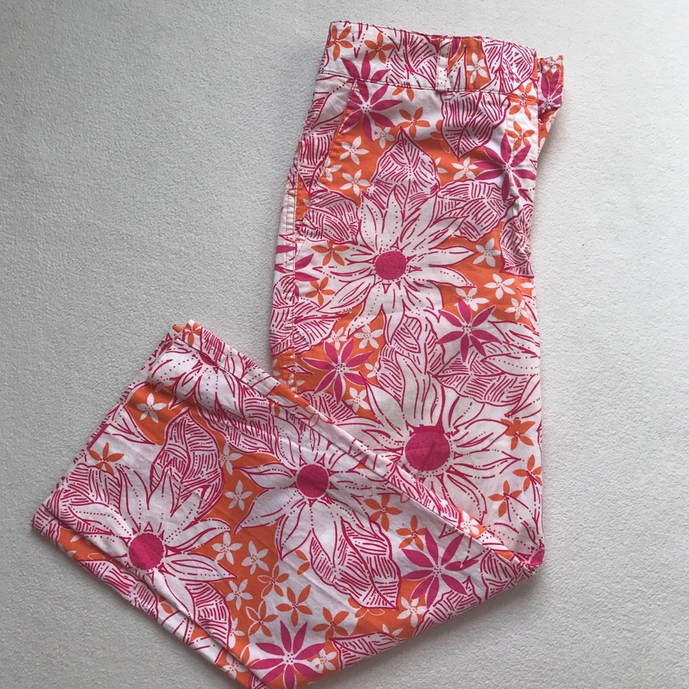 Lilly Pulitzer White Tag Capri